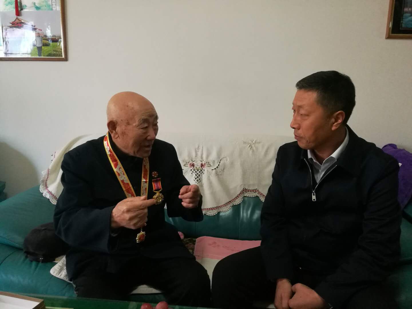 孙志海走访慰问抗美援朝志愿军老战士